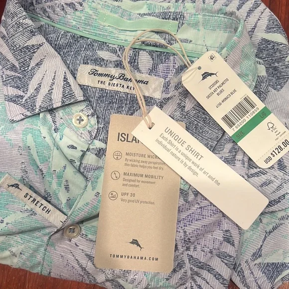 New with tags mens Tommy Bahama shirt